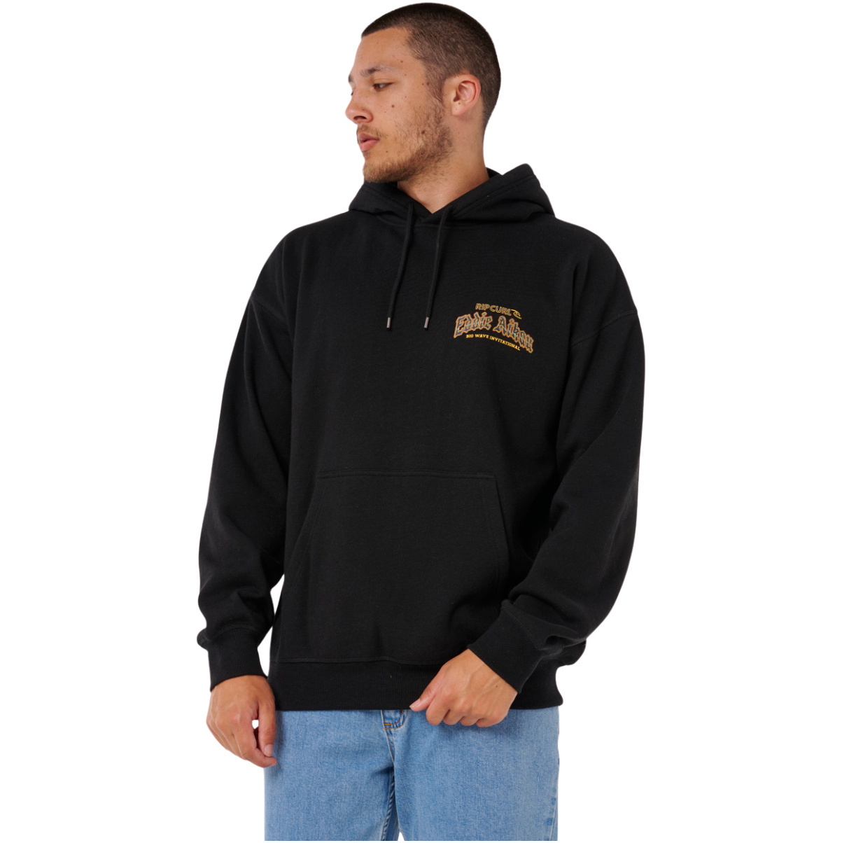 2025 Rip Curl Moletom Com Capuz Eddie Would Go 0ADMFL - Black